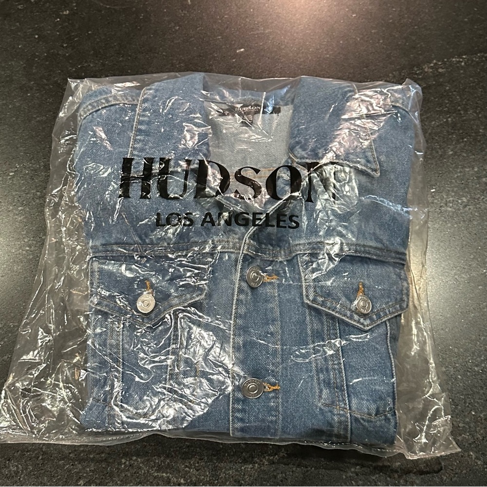 Hudson Jeans Trucker Jean‎ Jacket Cotton L/XL - Picture 9 of 16